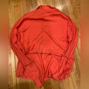 We The Free Fiery Red Knit Top